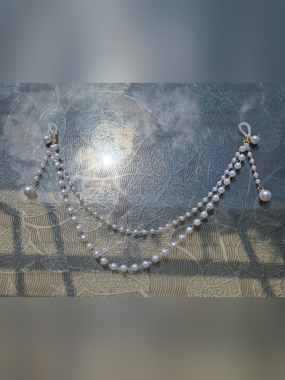 Coquette Pearl Nipple Piercing Chain Gold Tone Body Jewelry Bridal Boudoir Goth